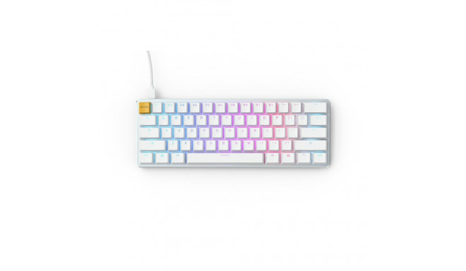 Glorious PC Gaming Race GMMK klaviatuur USB QWERTY US International hõbedane, valge