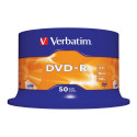 VERBATIM DVD-R 120 min. / 4.7GB 16x 50-pack spindle DataLife Plus scratch resistant surface