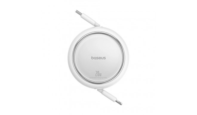 Baseus Free2Pull Cable Retractable USB-C / Lightning 20W 1m - White