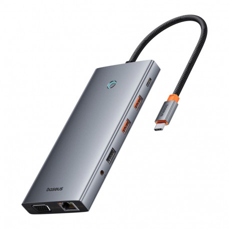 HUB Baseus PortalJoy Series 13in1 USB-C - 2x HDMI / DP / VGA / USB-A 3.1 / USB-C 3.1 / USB-A 2.0 / P