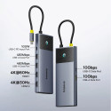 HUB Baseus Metal Gleam Series II 7in1 USB-C - USB-C PD100W / 2x USB-A / 2x HDMI 4K / USB-A 3.0 / USB