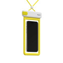 Baseus DeepDive case waterproof IPX8 with 4 layers of seal - white and yellow