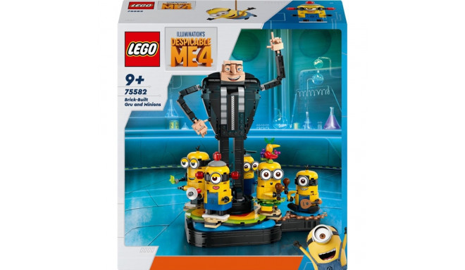 CONSTRUCTOR BRICK-BUILT GRU AND MINIONS