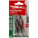 FRAME PLUG WITH SCREW 8X65 MM 4PCS
