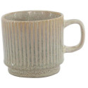 MUG REACTIVE GLAZE BEIGE/GREY 270ML