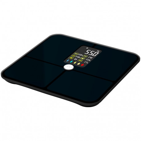 AENO BS2S Smart Body Scales, 16 Body Metrics, up to 180 kg, Black