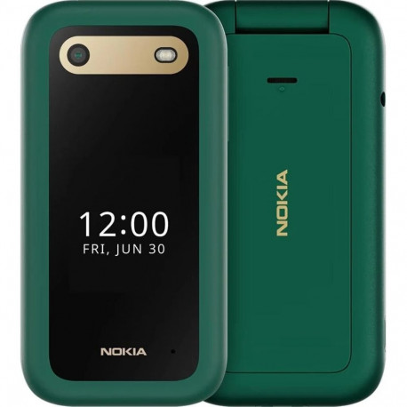 Mobile Phone - Nokia 2660 Flip 2.8" Display Dual SIM 0.3 MP Camera Lush Green