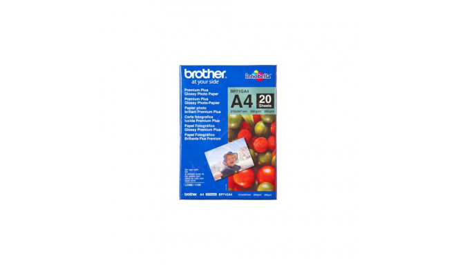 Läikiv Fotopaber Brother BP71GA4 A4 20 Lehed