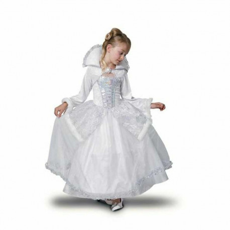 Costume for Children My Other Me Snow Princess Queen White - 10-12 Years