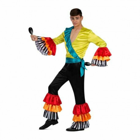 Costume for Adults My Other Me Male Rumba Dancer Yellow - S