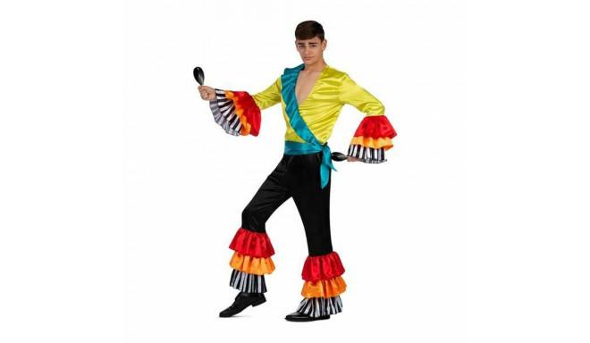 Costume for Adults My Other Me Male Rumba Dancer Yellow - S