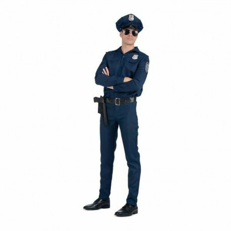 Costume for Adults My Other Me Blue Police Officer - L