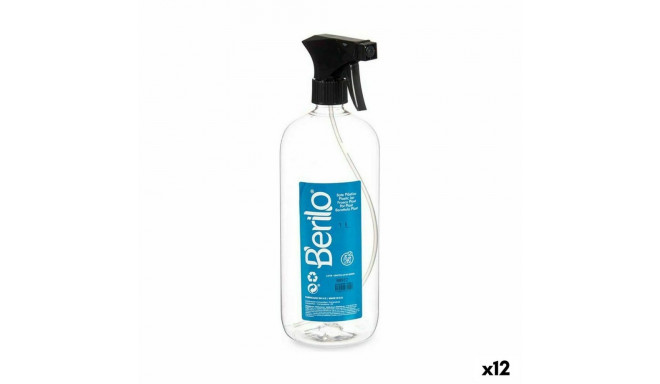 Pihustipudel Berilo SE1325 Must Läbipaistev Plastmass 1 L (12 Ühikut)
