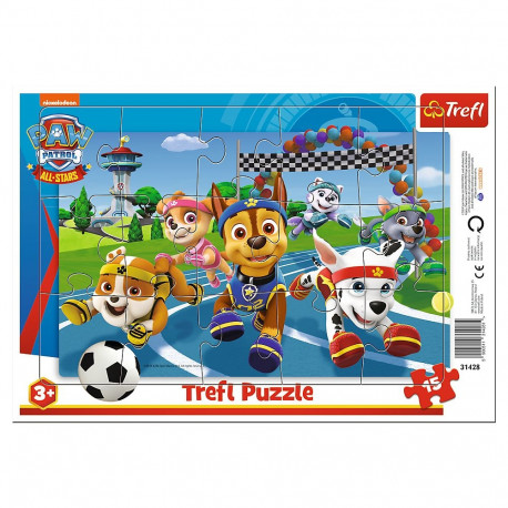 TREFL PAW PATROL Puzzle in frame, 15 pcs