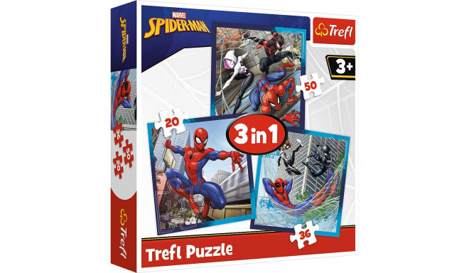 TREFL SPIDER-MAN Puzzle 3 in 1 set