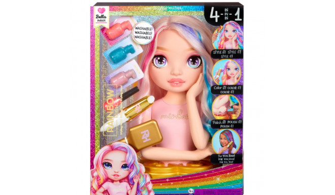RAINBOW HIGH mängukomplekt Nukupea aksessuaaridega, 33cm