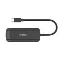 UNITEK uHUB Q4+ USB 3.2 Gen 1 (3.1 Gen 1) Type-C 5000 Mbit/s Black