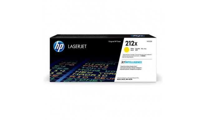 HP 212X High Yield Yellow Original LaserJet Toner Cartridge