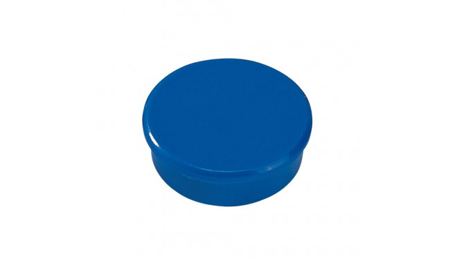 Magnet blue- 38 mm, holding power 25N, height 13,5 mm, 2 magnets per blister card