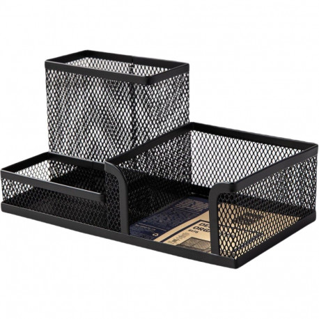 Iron Mesh Desk Tidy black