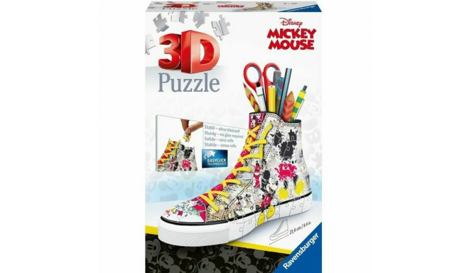 3D Puzle Ravensburger Sneaker Mickey Mouse (108 Daudzums)