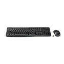 Klaviatuur ja Juhtmevaba Hiir Logitech 920-004513 Must Hispaaniakeelne Qwerty QWERTY