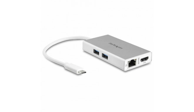 USB Hub Startech DKT30CHPDW White 60 W