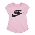 Child's Short Sleeve T-Shirt Nike Futura SS Pink - 18 Months