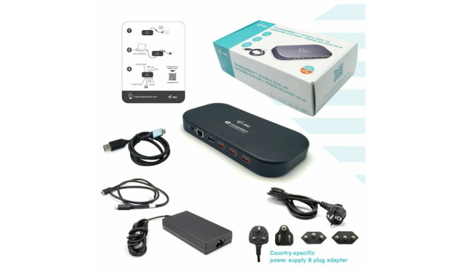 Dokkimisjaam i-Tec TB3HDMIDOCKPD Must
