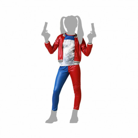 Costume for Adults Blue Bloody Harlequin Children's - 7-9 Years