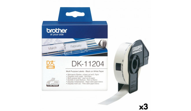 Roll of Labels Brother DK-11204 17 x 54 mm (3 Units)