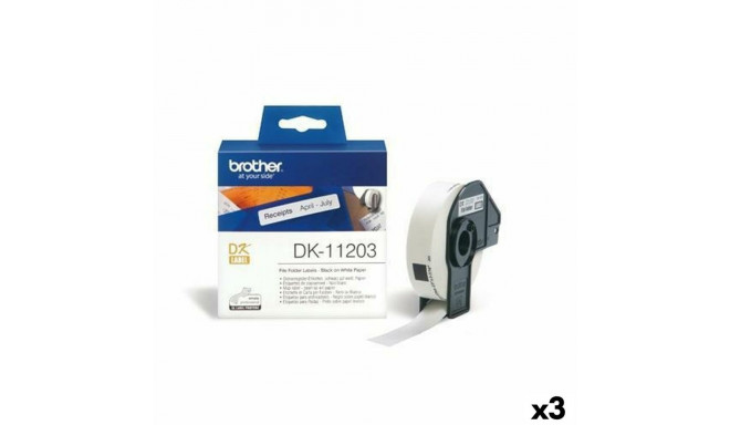 Roll of Labels Brother DK-11203 17 x 87 mm (3 Units)