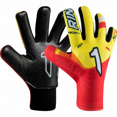 Goalkeeper Gloves Rinat Nkam As (Turf) Onana Yellow Red Adults - 7