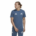 Vīriešu Krekls ar Īsām Piedurknēm Adidas All Blacks - S