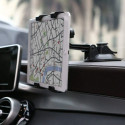 Universaalne Tahvelarvuti Tugi Autosse Techly I-TABLET-VENT Must