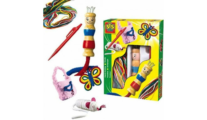 Educational Game SES Creative Tricotin  With yarns of different colors Multicolour (1 Piece)