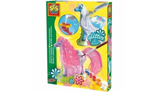 Värvilised pliiatsid SES Creative Cast and paint Horse with mane