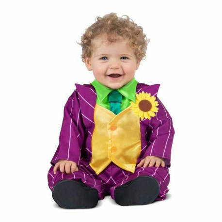 Costume for Children My Other Me Sunflower Male Clown (2 Pieces) - 7-12 Months