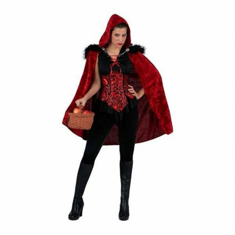 Costume for Adults My Other Me Black jungle Little Red Riding Hood (4 Pieces) - M
