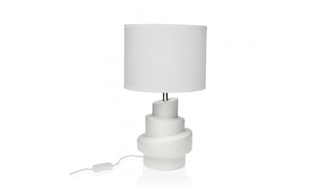 Desk lamp Versa White Ceramic 20 x 35 cm