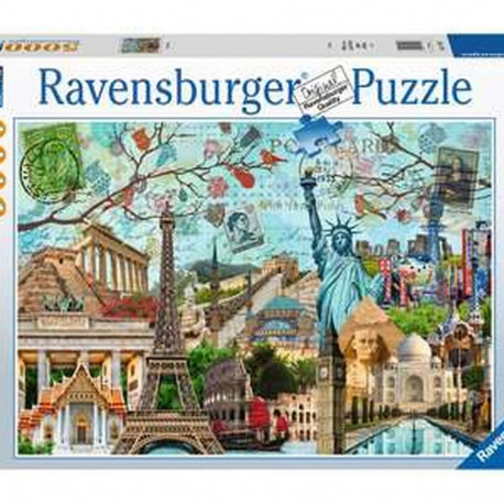 Pusle Ravensburger 17118 Big Cities Collage 5000 Tükid, osad