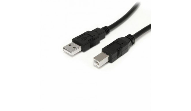 Кабель USB A — USB B Startech USB2HAB30AC          Чёрный