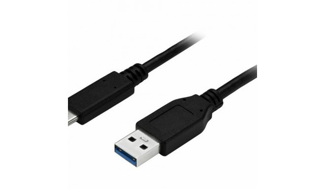 USB A - USB C Kaabel Startech USB315AC1M           Must