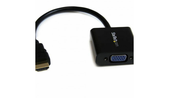 HDMI Adapter Startech HD2VGAE2 1920 x 1080 px Black