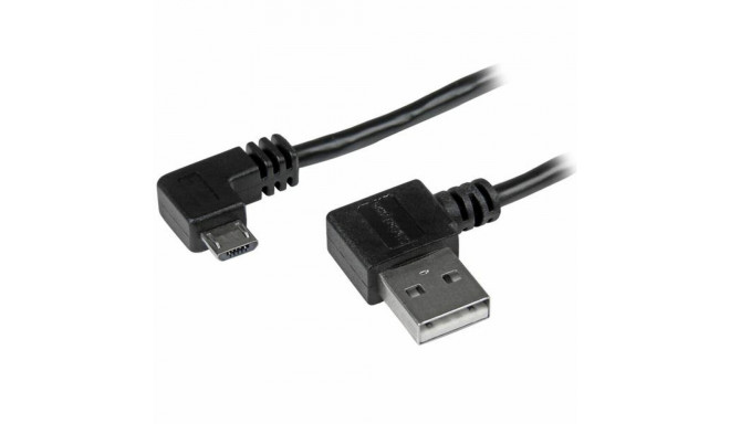 USB Cable to Micro USB Startech USB2AUB2RA2M         Black