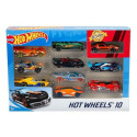 Sõidukite Mängukomplekt Hot Wheels Metall (10 Pcs)