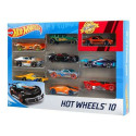 Transportlīdzekļu Rotaļu Komplekts Hot Wheels Metāls (10 Pcs)