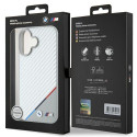 BMW BMHMP16S23PUDTS iPhone 16 6.1" gray/gray hardcase M Carbon Tricolor Line MagSafe