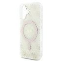 Guess GUHMP16MH4DTEH iPhone 16 Plus 6.7" white/white hardcase IML 4G Background MagSafe