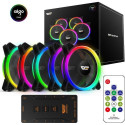 Darkflash DR12 Pro 5-pack fan + Hub + Remote control